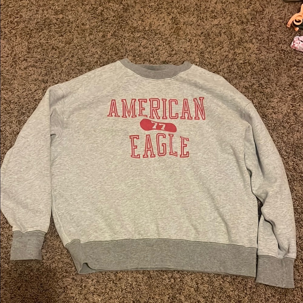 American Eagle Gray Sweatshirt - Picture 2 of 2